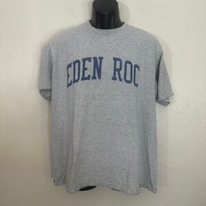 Eden Roc T Shirt 23" armpit to armpit Vintage gently worn Cotton blend No size